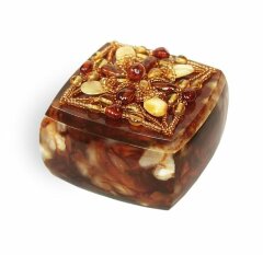 Шкатулка из янтаря «Осень»