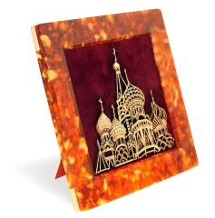 Декоративное панно «Храм» (янтарь)