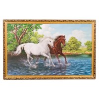 Репродукция картины «Двойка лошадей»