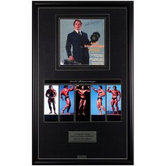 Сертифицированный автограф Арнольда Шварценеггера на обложке газеты