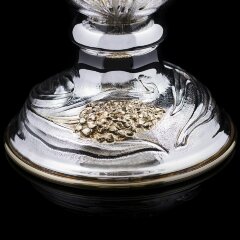 Эксклюзивная серебряная ваза «LEOPARD» в единственном экземпляре в мире