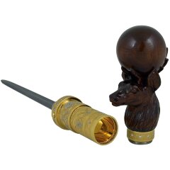 Красивая резная трость «Олень» с выстреливающим клинком