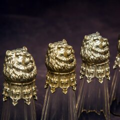 Рюмки лафитники для водки «Лев» с фигурками