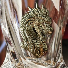 Подарочный набор из 2-х бокалов для виски «Дракон» — как символ 2024 года