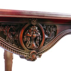 Кухонный стол «Эллада» резной из массива дерева