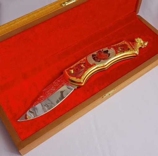 Нож складной украшенный 4 длина 235 мм