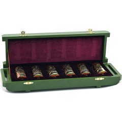 Подарочный набор стопок для водки «Боеприпас 45 калибр» в подарок на 9 мая