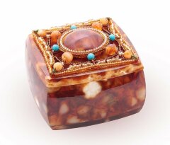 Шкатулка из янтаря «Сокровищница»