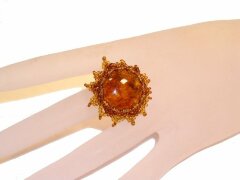 Кольцо из янтаря «Надежда»