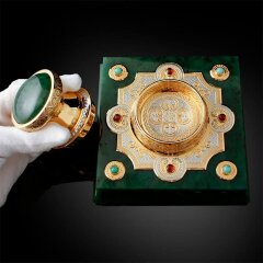 Настольная печать «Нефрит»