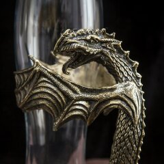 Подарочный бокал для пива «Дракон» с художественной фигуркой