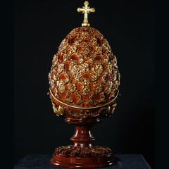 Пасхальное яйцо деревянное «Богородица с ребёнком» — православная мастерская русской традиции