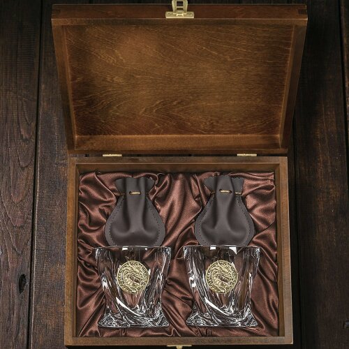 Сувенирный набор из 2-х бокалов для виски «Дракон» — как символ 2024 года