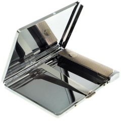 Портсигар металлический на 10 сигарет «Яшма змеиная» с зажигалкой в подарок другу