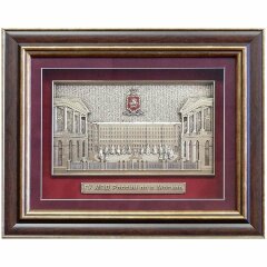 Настенная плакетка «Здание ГУ МВД России г. Москва»