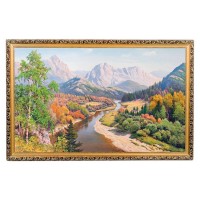 Репродукция картины «Осень в горах»