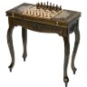 Резной шахматный стол «Версаль» с нардами