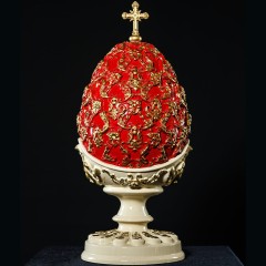 Расписное деревянное яйцо «Богородица с младенцем» — православный интернет магазин