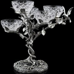 Эксклюзивная серебряная менажница «FRESCO» в единственном экземпляре в мире