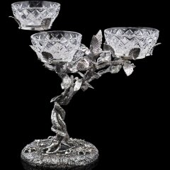 Эксклюзивная серебряная менажница «FRESCO» в единственном экземпляре в мире