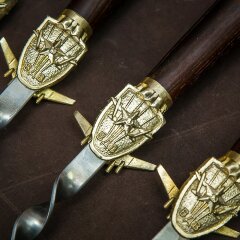 Подарочные шампуры «ВДВ» с художественным литьём