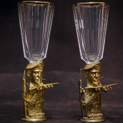 Рюмки лафитники для водки «ВДВ» с фигурками