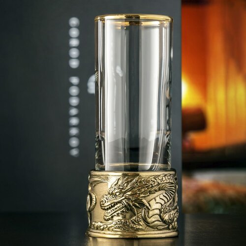 Подарочная стопка патрон для водки «Дракон» — как символ 2024 года