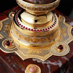 Настольная печать «Яшма» в подарок руководителю