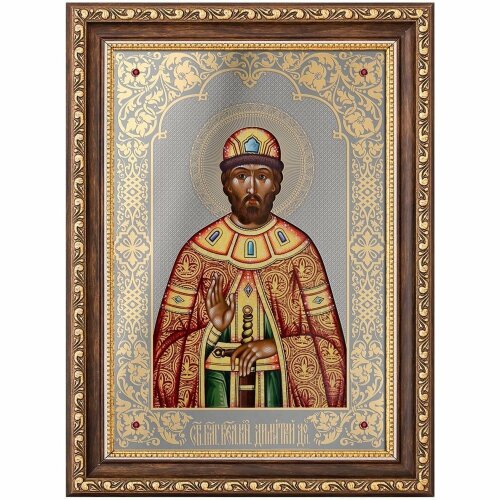 Украшенная икона «Дмитрий Донской»