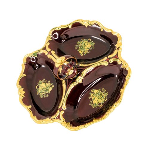 Керамическая менажница «AMANTE ROSSO»