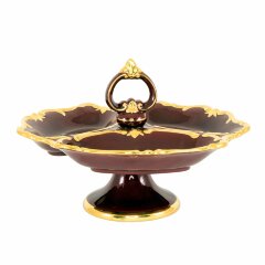 Керамическая менажница «AMANTE ROSSO»