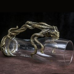 Подарочный бокал для пива «Осьминог» с художественной фигуркой