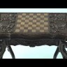 Резной шахматный стол «Венеция» с нардами