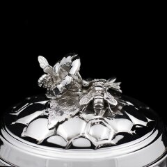 Эксклюзивная серебряная медовница «Пчёлка» в единственном экземпляре в мире
