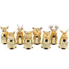 Подарочный набор стопки перевёртыши «Лесные звери» (8 шт)