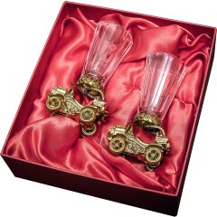 Рюмки лафитники для водки «Квадроцикл» с фигурками