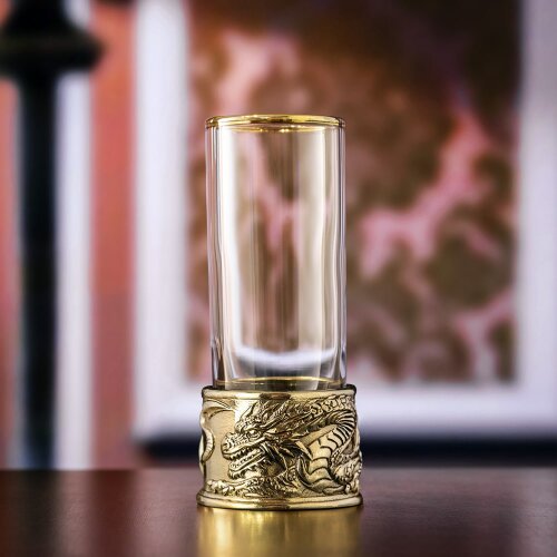 Подарочные стопки патрон для водки «Дракон» — как символ 2024 года