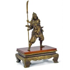 Скульптурная статуэтка «Самурай с мечом» в подарок мужчине