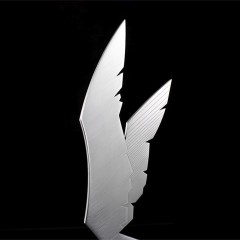 Статуэтка наградная «Крылья успеха» с нанесением фирменной символики