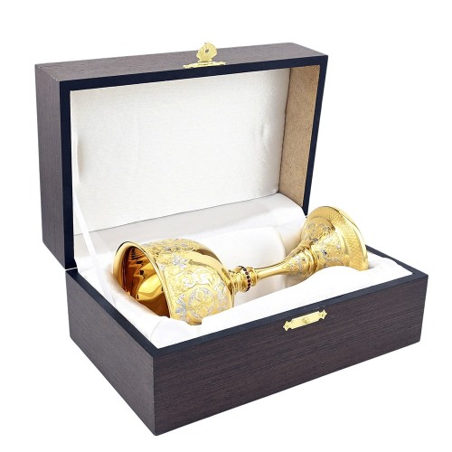 Наградной кубок для вина «Золотой» в подарок руководителю