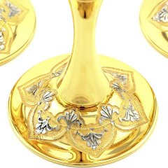 Подарочный набор бокалов для вина «Лазурит» с подносом на 6 персон