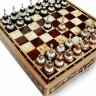 Подарочные шахматы из янтаря «Эксклюзив» с фигурами
