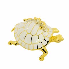 Керамическая статуэтка «Черепаха» с кристаллами SWAROVSKI