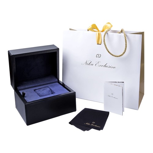 Золотые мужские часы «SKELETON» (розовое золото)