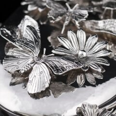 Эксклюзивное серебряное блюдо «БАБОЧКА» в единственном экземпляре в мире