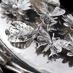 Эксклюзивное серебряное блюдо «БАБОЧКА» в единственном экземпляре в мире
