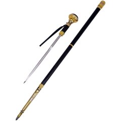 Стильная мужская трость «Чёрный лорд» со скрытым клинком