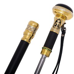 Стильная мужская трость «Чёрный лорд» со скрытым клинком