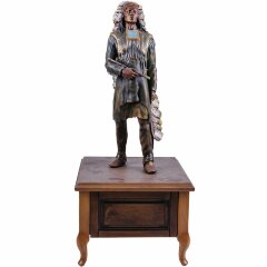 Большая резная скульптура «Индеец» из массива дерева в подарок руководителю