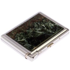 Портсигар карманный на 20 сигарет «Серафинит» с зажигалкой в подарок парню